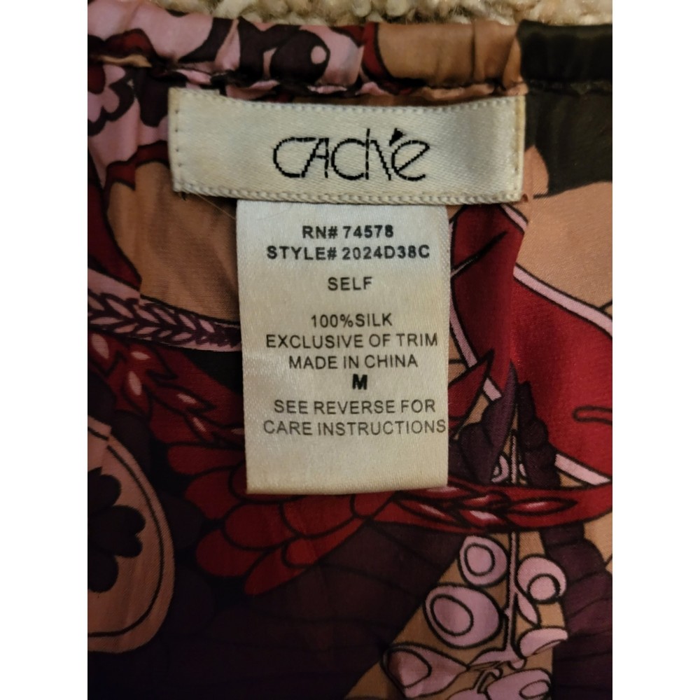 Cache' Silk Top - Picture 4 of 5